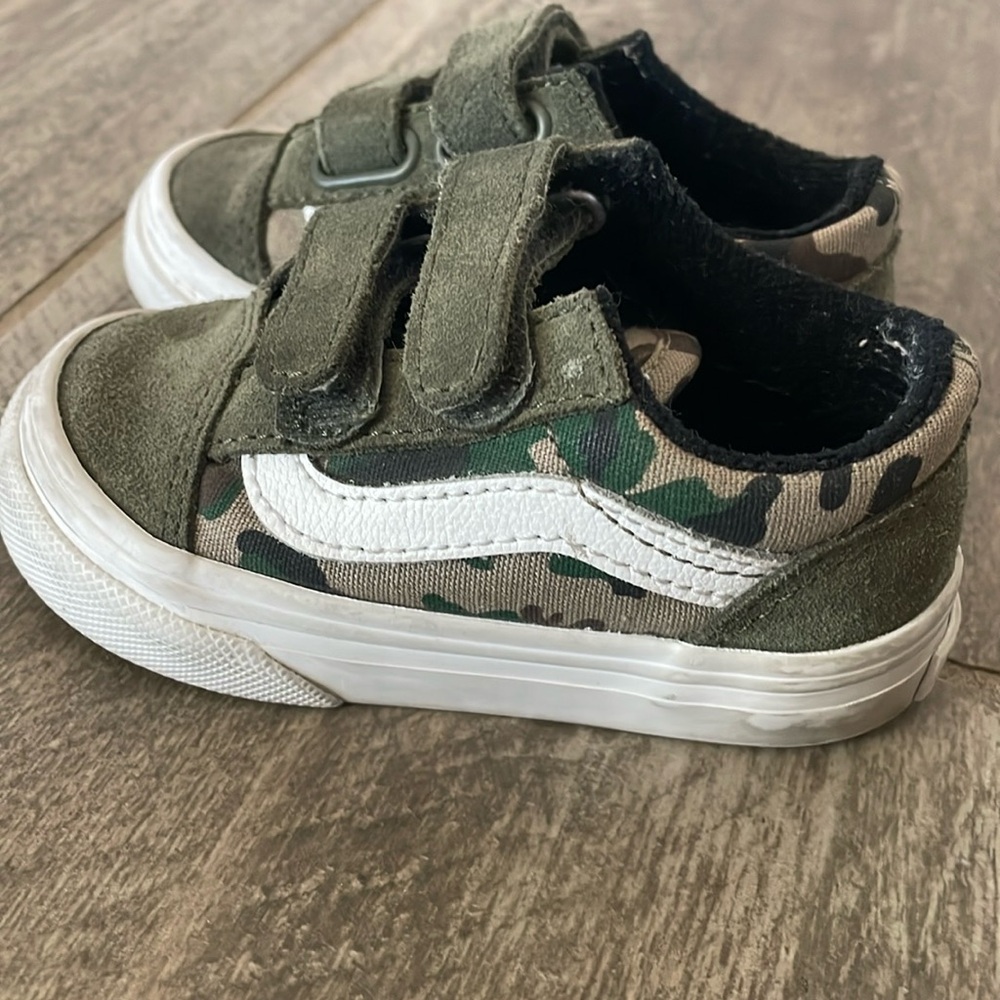 Camo toddler vans